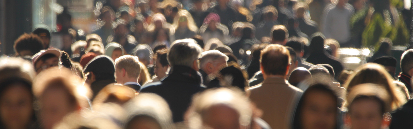 People walking