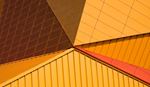 Vertical and horizontal lines with orange color
