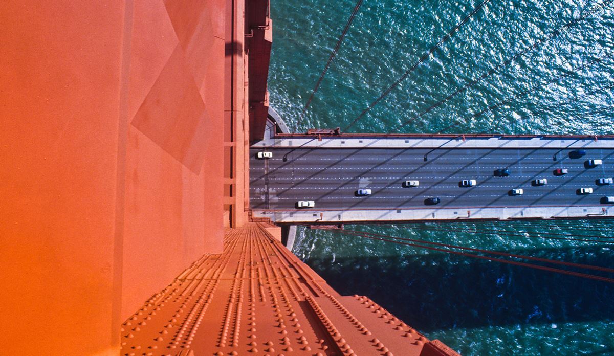 Bridge aerial view