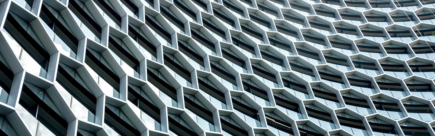 reflective building windows