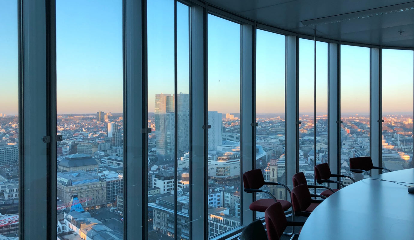conference room with panoramic windows